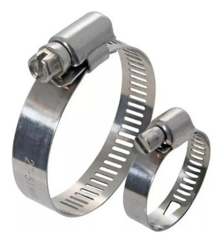 Abrazadera De Acero Inoxidable De 8 A 22mm X 10 Unidades 0