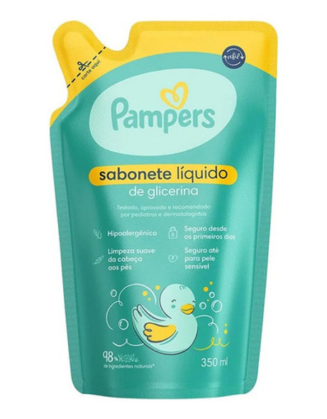 Sabonete Liquido Pampers - 350ml Refil 0 Sabonete Liquido Pampers - 350ml Refil 0