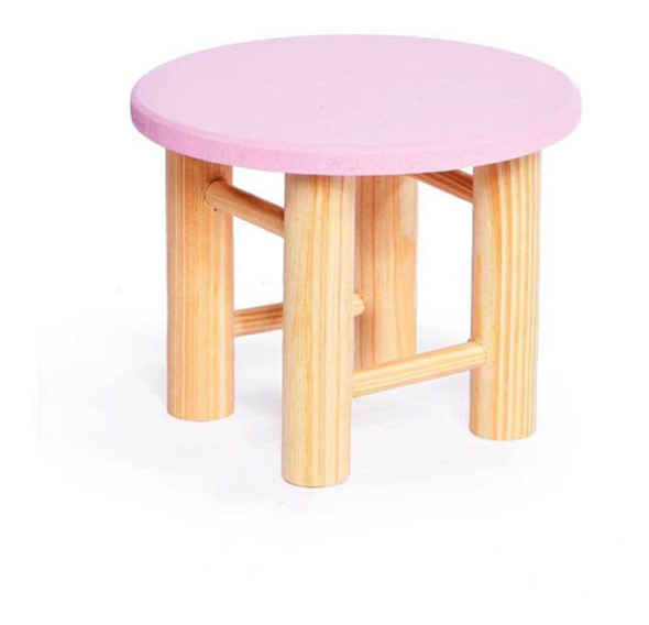 Banco Redondo Rosa M Cromus 15x15x12cm 1und 0