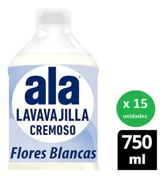 Caja Detergente Lavavajillas Ala Clásico 750cc X15 Un. Pa 0