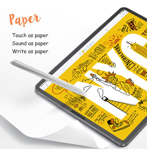 Bersem Paperfeel - Protector De Pantalla Compatible Con iPad 1
