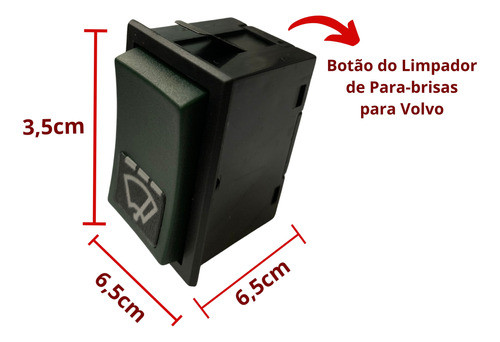 Interruptor Limpador De Para-brisas Para Caminhão Volvo 1