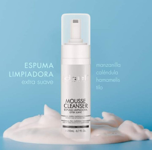 Idraet Mousse Cleanser Espuma Limpiadora Super Liviana 1