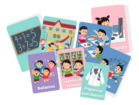 Pictogramas Tarjeta Rutina Colegio Jardin Autismo Tea 0