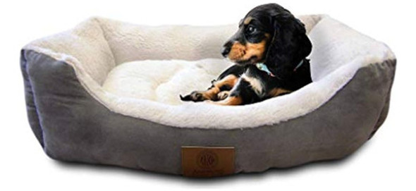 American Kennel Club Suede Cuddler Solid Pet Cama Grande 1 American Kennel Club Suede Cuddler Solid Pet Cama Grande 1