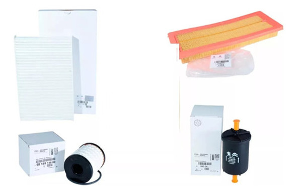 Kit 4 Filtros Originales Peugeot 308 408 C4 Lounge 1.6 Thp 0