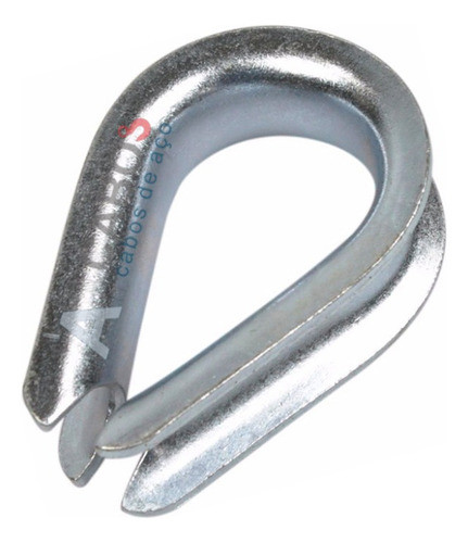 Sapatilha Para Cabo De Aço 1/2 12,4mm Forjada A Fogo 0