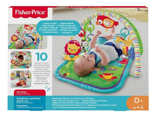 Fisher Price - Gimnasio Musical 3 En 1 0