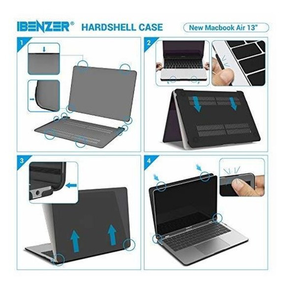 Carcasa Macbook Air Táctil 2020 A1932 Tapa Rígida Azul Cielo 1