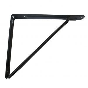 Escuadra Acero Negra Travesaño  250x350mm   Sc   411.6014 0