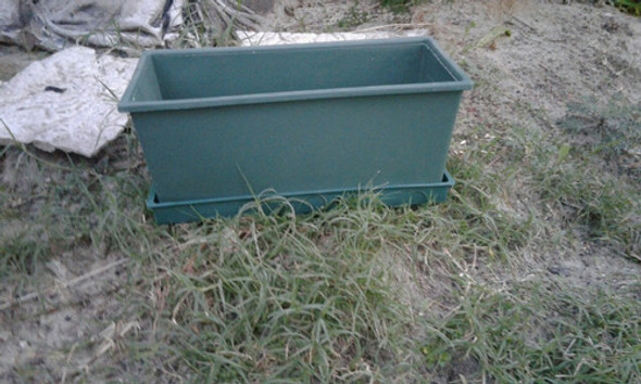 Macetas Jardineras Con Plato Incluido. X2 Unidades 1