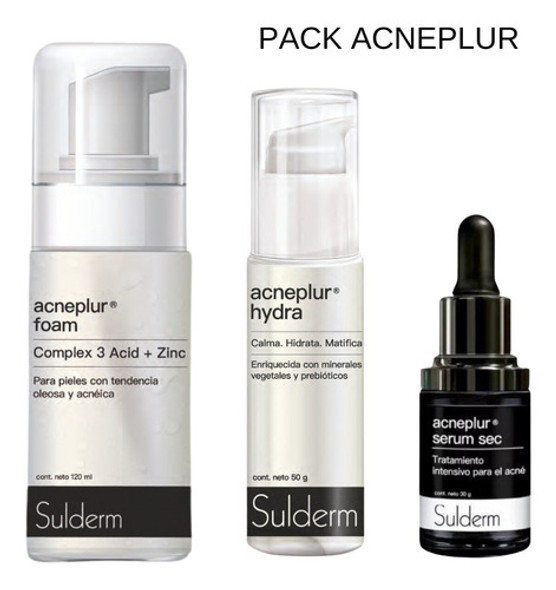 Línea Completa Acneplur Sulderm P/ Acne 1 Línea Completa Acneplur Sulderm P/ Acne 1