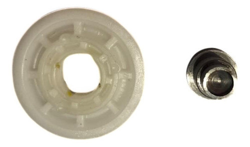 Rep Alza Cristal Rueda Pasa Cable Con Cuello Y Eje Diam35 Mm 0