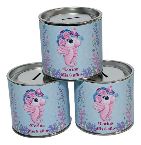 Souvenir Alcancias Personalizadas X 10 Caballito De Mar 0