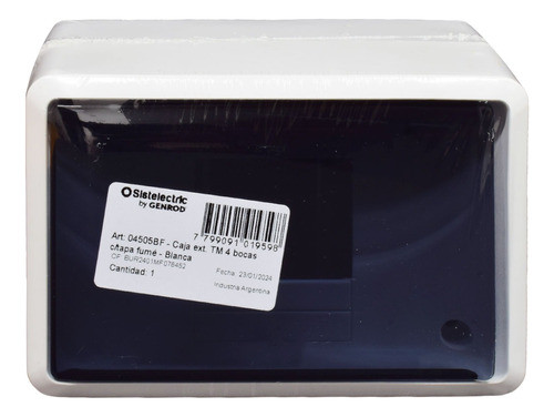Caja Para Termicas De Aplicar Genrod 4 Modulos Din Con Tapa 0