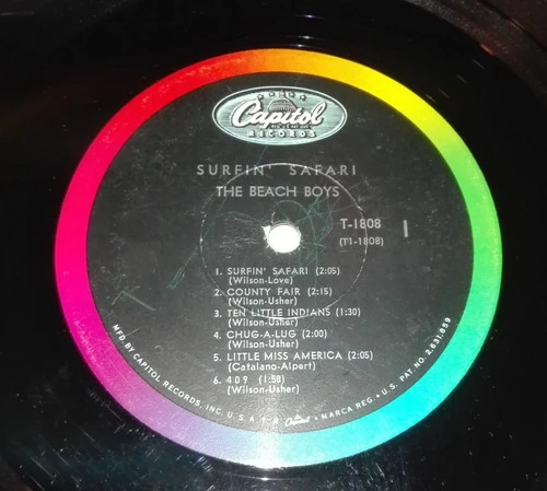 The Beach Boys - Surfin Safari - Lp Vinilo 1era Edicion Usa 1