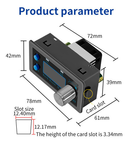 Controle Digital Dc Buck Boost Converter Módulo Regulador 1