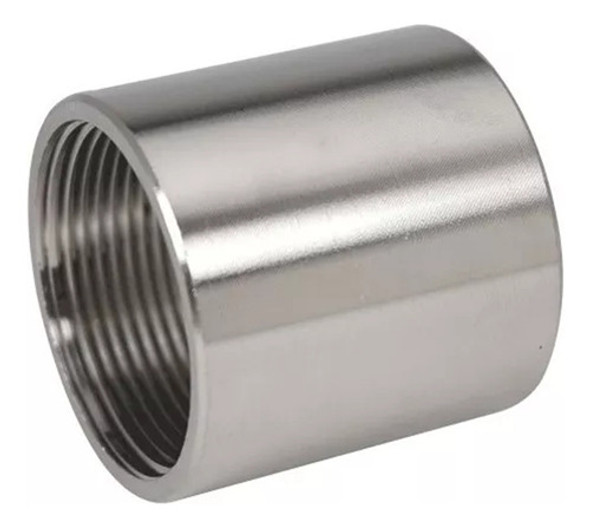 Cupla Acero Inoxidable 3/4 0