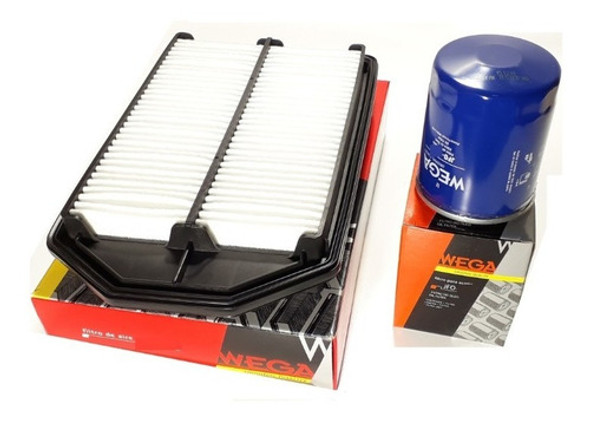 Kit Filtro Aire + Filtro Aceite Honda Crv 2.4  2007 Al 2011 0