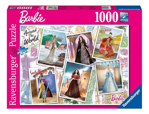 Ravensburger Barbie Alrededor Del Mundo Rompecabezas De 1000 1