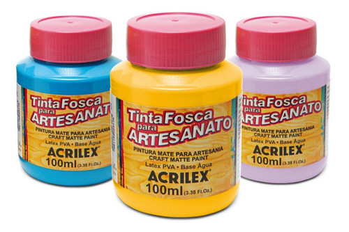 Latex Acrilex 100ml - 549 Magenta - Mosca 0