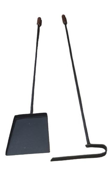 Set Pala Y Atizador Horno De Barro Largo Primera Calidad 0