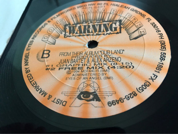 Disco Vinilo Warning / Don't Wanna Be Free (usa) 1