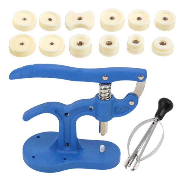 Kit Ferramenta Manutenção De Relógios Saca Ponteiros+prensa 0