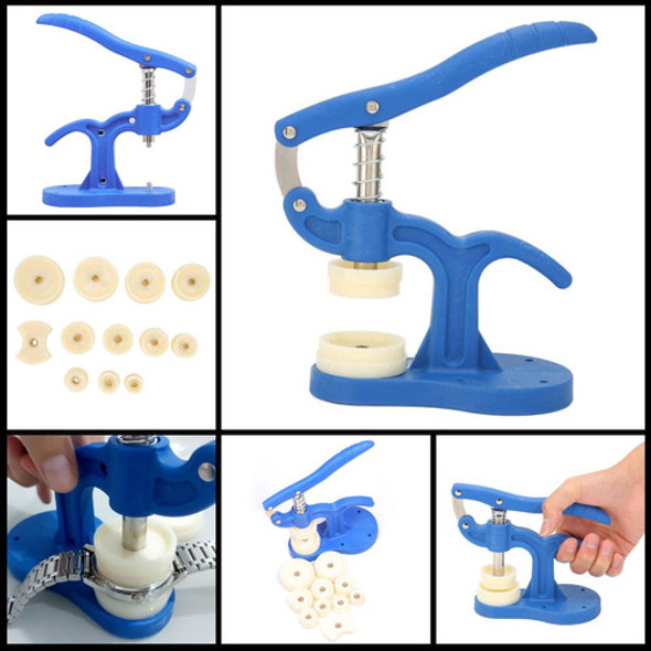 Kit Ferramenta Manutenção De Relógios Saca Ponteiros+prensa 1