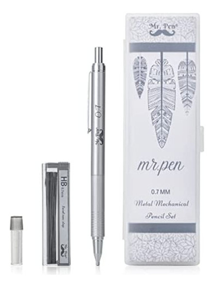 Sr. Bolígrafo: Lápiz Mecánico, Metal, 0,7 Mm, Lápiz Dibujo, 0 Sr. Bolígrafo: Lápiz Mecánico, Metal, 0,7 Mm, Lápiz Dibujo, 0