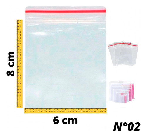 1000 Sacos Zip Lock 6x8 Hermetíco Saquinho Zip Transparente 0