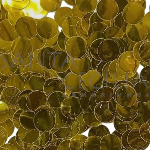 Confetes Para Balões Metalizado 10gr - Ouro 0