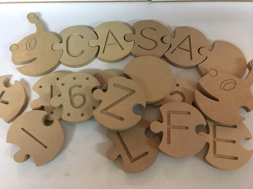 Oferta Letras Y Numeros Didacticos Gusanosabio X 10un 1