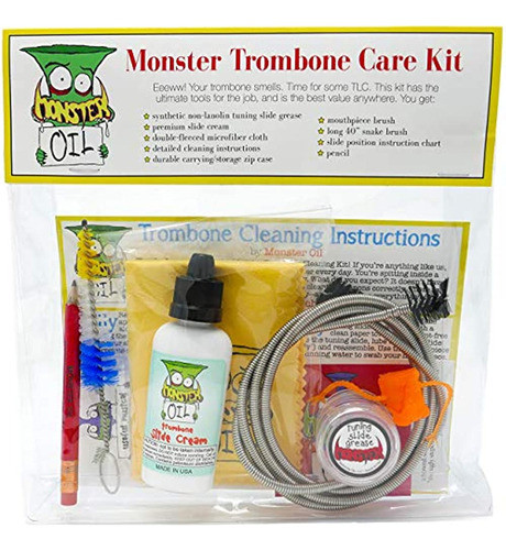 Monster Trombone Kit De Cuidado Y Limpieza | Crema Deslizant 0