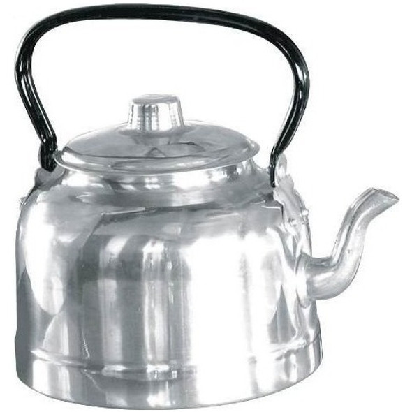Pava Aluminio Pulido Asa Charolada 18 Cm El Siglo 2,5 Litros 0