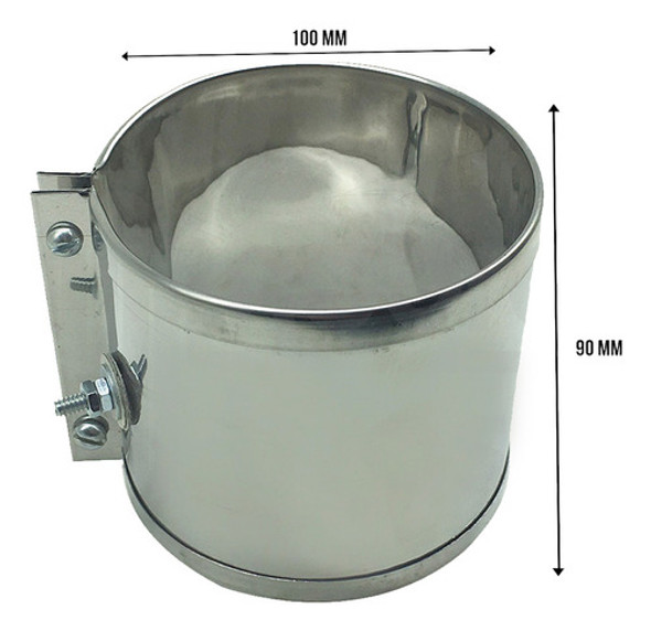 Resistência Coleira Mica 100x90mm 1200w 220v Injetora 1