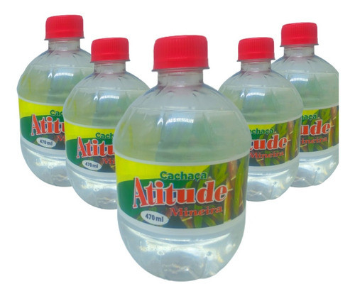 Aguardente Cachaça Pinga Atitude Corote 470ml 48un C/nf 0