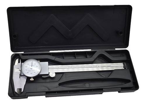 Calibrador Dial Acero Inoxidable Precisión 001mm Incluye Caj 0