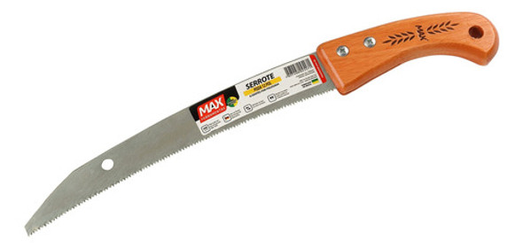 Sierra De Poda Curva Mango Madera 30cm Marca Brute 0