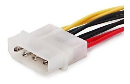 Cabo Força Adaptador Fonte Duplo Y Ide Molex X 2 Sata 1