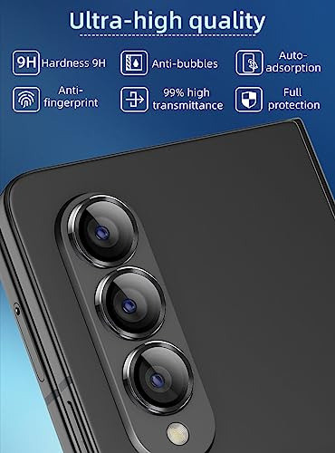 Protectores Lente Camara Negros Para Samsung Galaxy Z Fold 5 1