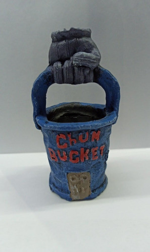 Adorno Casa Plankton Balde Chum Bucket Resina 5 Cm Bob 1