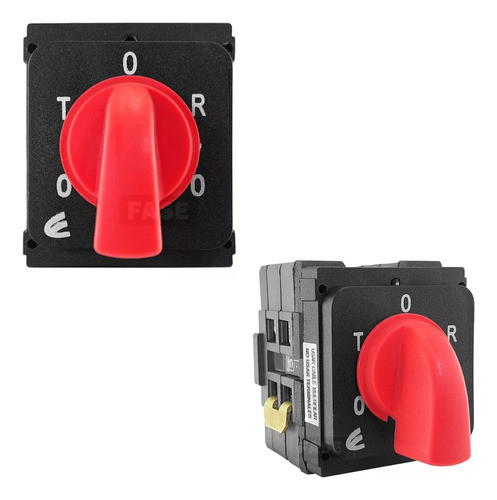 Llave Selectora Fase Trifasica 40 Amper Embutir Panel Pronto 0