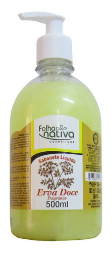 Sabonete Líquido Folha Nativa Erva Doce 500ml  Corpo Todo 0
