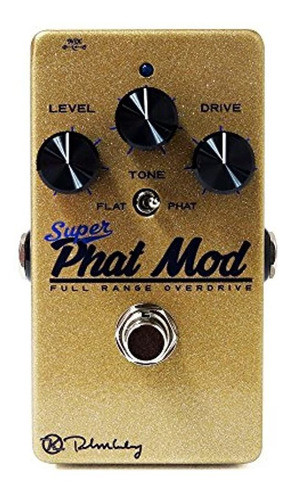 Keeley Super Phat Mod Full Range Overdrive Pedal, Gold (kpha 0