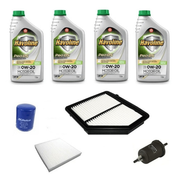 Troca De Óleo Havoline 0w20 Honda Hrv 1.8 16v 2015 Em Diante 0