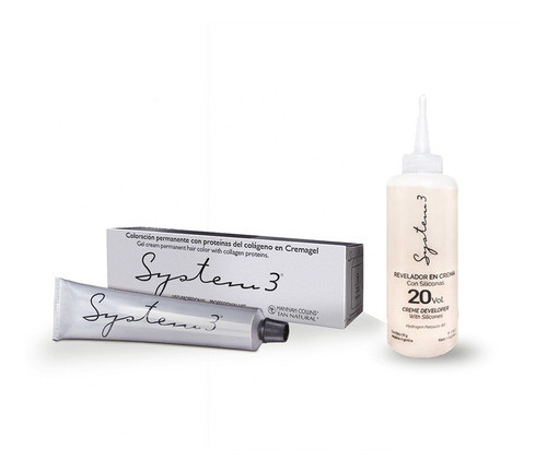 Kit Tintura System3 X60grs + Oxidante X90ml 0