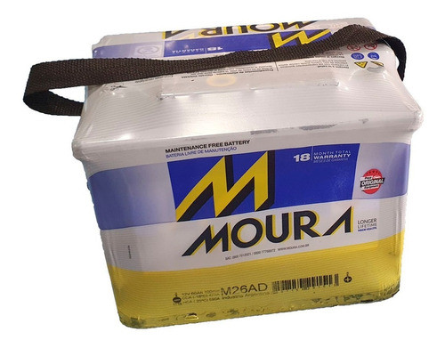 Bateria Moura Calidad Original Fiat Grand Siena 2013/2017 0