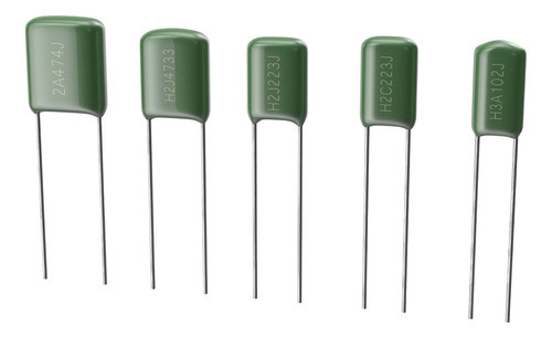 Capacitor Poliester Mylar 0.1uf 100nf X 100v Pack X10 0