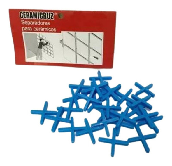 Separador De Ceramica En Cruz 4mm Paquete X150u Ceramicruz 1